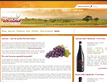 Tablet Screenshot of amarone.weinland-shop.de